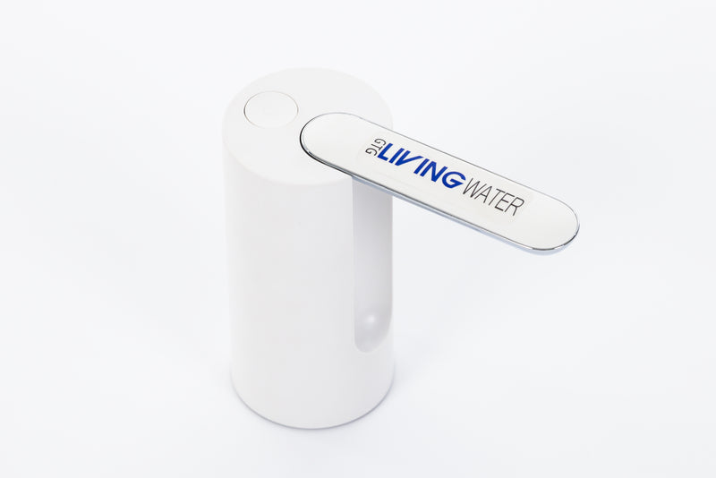GTG Living Water Electric Water Dispenser Pump — upright closed view
